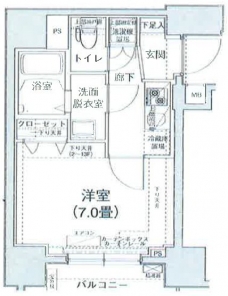 アイル文京白山の間取り図