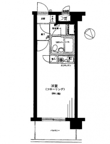 ライオンズシティ蕨の間取り図