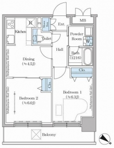 ステラテラスの間取り図