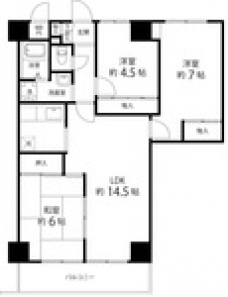 Ｔ’ｓ　ｇａｒｄｅｎ蕨Ⅲの間取り図