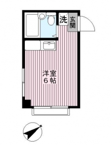 コーポ古川の間取り図