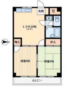 ジョウエツプラザの間取り図