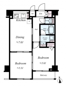 フェニックス板橋の間取り図