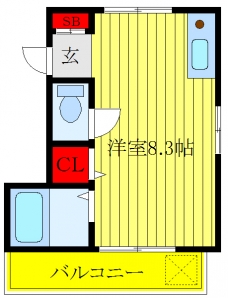 ロイヤル豊島の間取り図