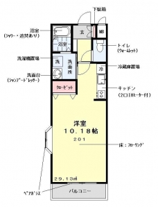 メゾンド南第５の間取り図