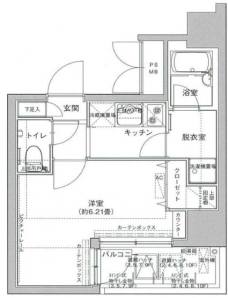 ドルチェ池袋ノース弐番館ＮＣの間取り図