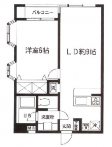 ルクレ東長崎の間取り図