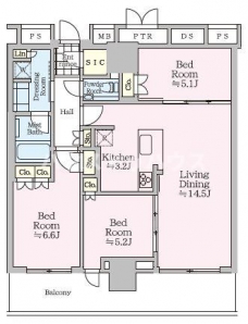 ザ・タワー十条の間取り図