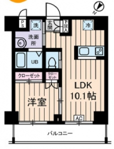 プレデパルク３の間取り図