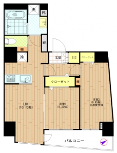 プレシャス赤羽岩淵の間取り図