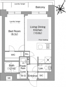 コンフォリア・リヴ文京護国寺の間取り図