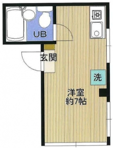 小谷ハイツの間取り図
