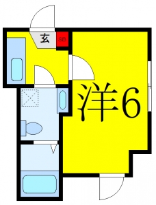 ＭＩＳＯＮＯ－ＲＥＳＩＤＥＮＣＥの間取り図