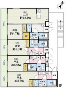 仮称）キャメル東川口2丁目の間取り図