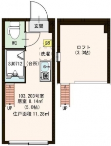 ハーモニーテラス前野町Ⅲの間取り図