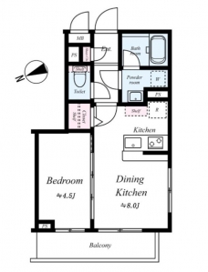 パティーナ練馬平和台の間取り図