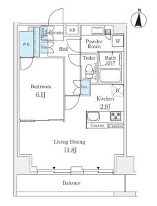 ラティエラ練馬の間取り図