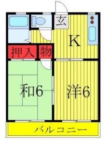 ダイシンコーポの間取り図