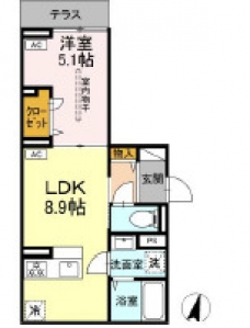 セレスティア小豆沢の間取り図
