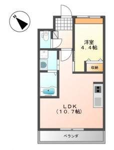 Ｌａ　Ｆｏｒｔｅ　南鳩ヶ谷の間取り図