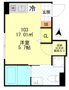 FERIO三河島  の間取り図