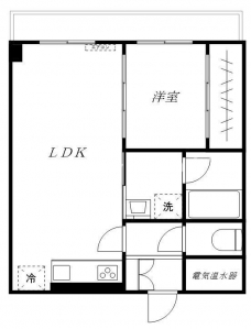 巣鴨陽光ハイツの間取り図