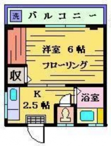和幸マンションの間取り図