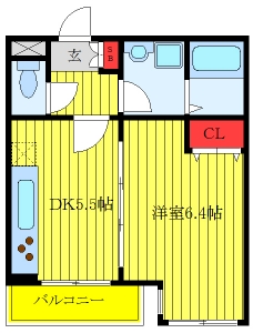 クィーンズガーデンの間取り図