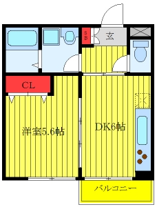 クィーンズガーデンの間取り図