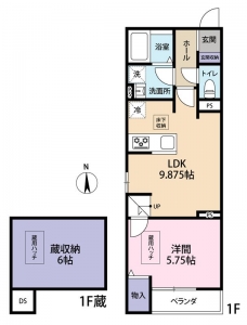 willows神明の間取り図