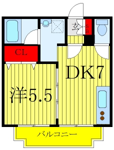 アドレ志茂の間取り図