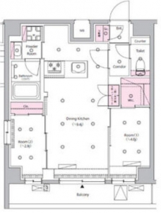SYFORME NISHI-SUGAMOの間取り図