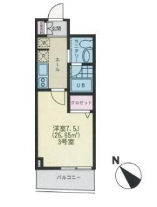 プリフェーム並木の間取り図