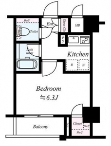 ＥＸＩＭ　ＮＩＳＨＩＳＵＧＡＭＯの間取り図