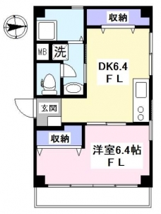 サンハイツ椎名町の間取り図