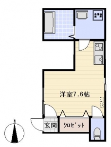 A・Wレジデンス中十条の間取り図