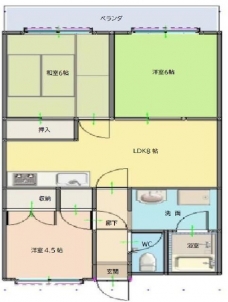 アルベリの間取り図