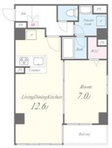 コスモス江古田の間取り図