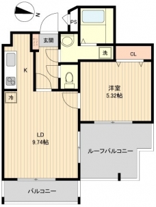 アーバハイツ扇大橋の間取り図