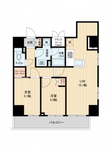 ＨＦ田端レジデンスの間取り図