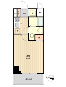 オーキッドレジデンス浦和の間取り図