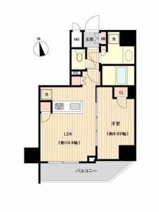 オーキッドレジデンス上野 の間取り図