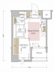 アーバネックス文京本郷の間取り図