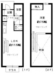 ＰＬＵＭ　ＣＯＵＲＴ（プラムコート）の間取り図