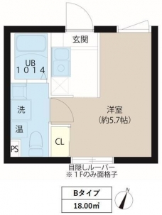 レピュア東十条駅前レジデンスの間取り図
