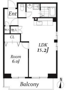 リバーサイドＭＡＫＩＢＡの間取り図