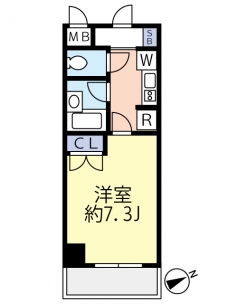 グランヴァン上板橋の間取り図
