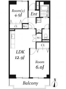 リバーサイドＭＡＫＩＢＡの間取り図