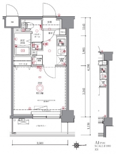 GENOVIA西川口Ⅱの間取り図