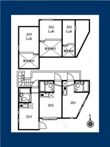 アーバンスクエア小竹向原A棟の間取り図